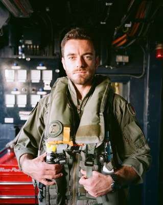 Helicopter pilot Riccardo Ferri 
