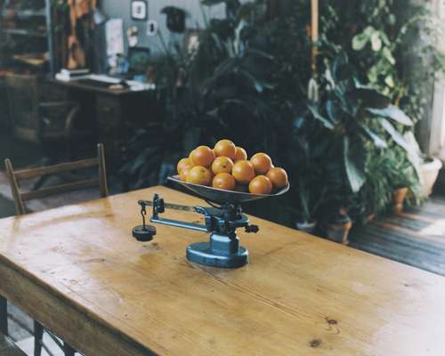 Fresh fruit for visitors  or customers