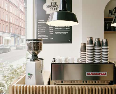 Our Mazzer Super Jolly grinder and La Marzocco coffee machine will make a superior espresso 