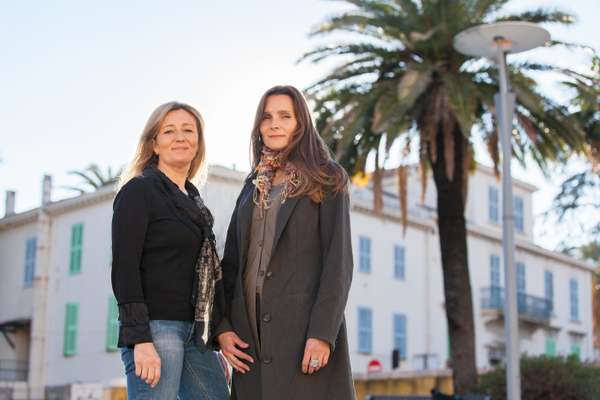 Carole Biancalana (left) and Armelle Janody of Fleurs d’Exceptions du Pays de Grasse