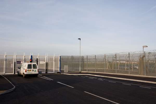 Gatwick’s perimeter fence, which is regularly checked on patrol