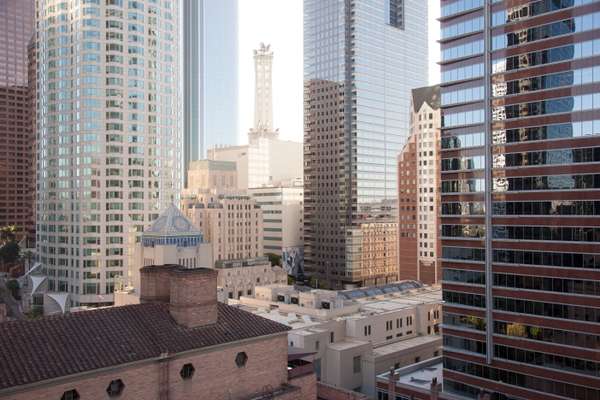 Downtown LA from the Standard Hotel