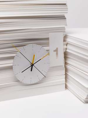 Hundreds Tens Units/wall clock