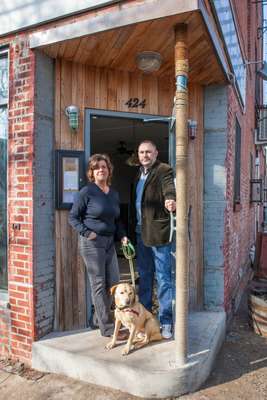 Ron and Mary Kyle (and dog)