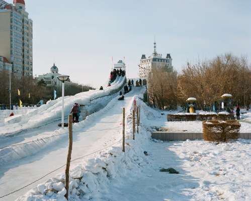 Ice park in Heihe