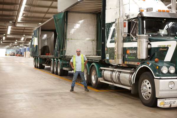 Trucking sub-contractor at Yennora Wool Selling Centre