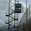 A sentry tower along the border fence