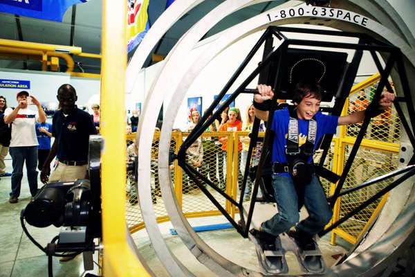 Kids training at Space Camp 