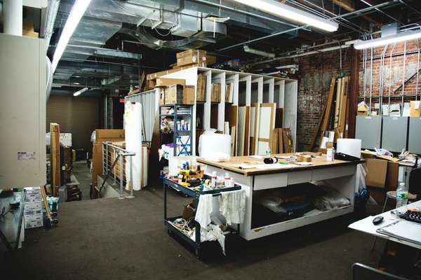 Art storage area