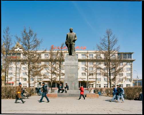 Statue of Lenin, legacy of Mongolia’s Soviet era