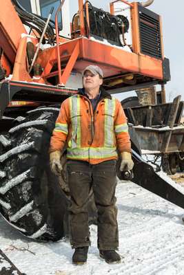 Finnish forest worker