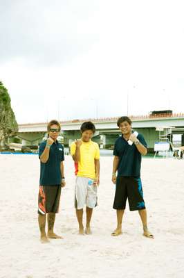 Lifeguards at Naminoue Beach