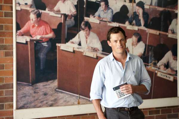 Lachlan Sutton, New South Wales technical manager for Elders, conducts an auction at Yennora Wool Selling Centre  