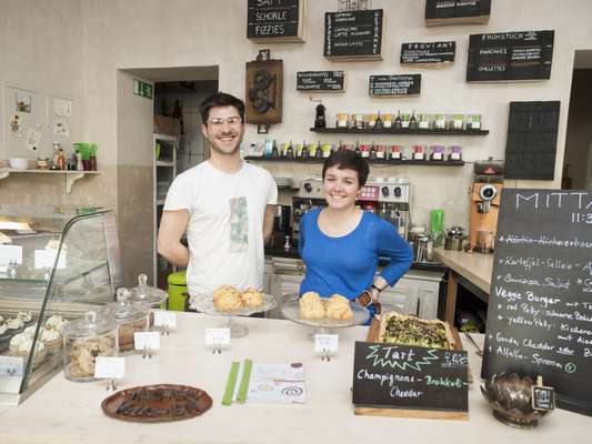 Paul and Tonia Meskunas, owners  of TassenKuchen