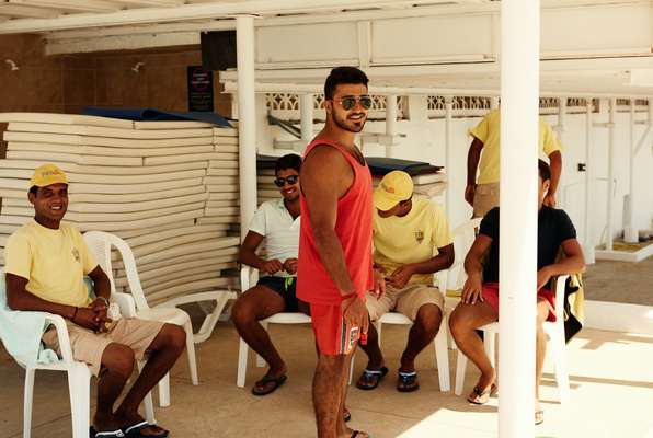  Lifeguards at Sporting relaxing in the shade
