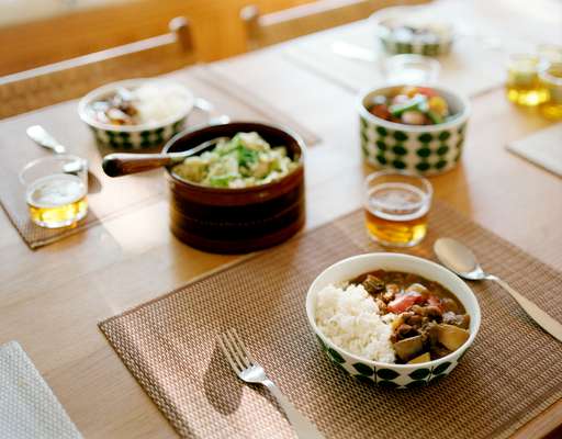 Japanese curry is a favourite dish of the residents