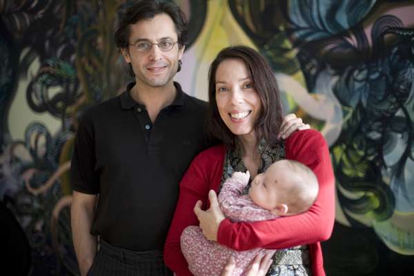 Catalin Enache, Hadassah Emmerich and daughter Ileana