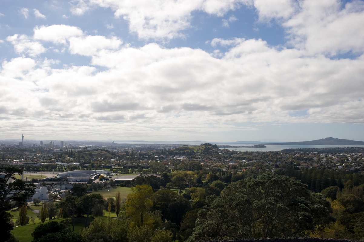 Auckland (CBD is in the left of picture)