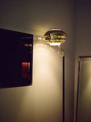 A808 brass floor lamp by Alvar Aalto for Artek (1955-56) 