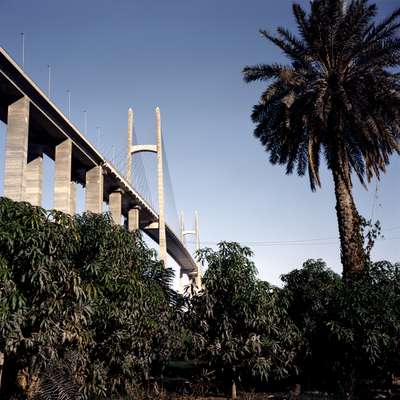  Bridge over Suez Canal previously known as Mubarak Peace Bridge