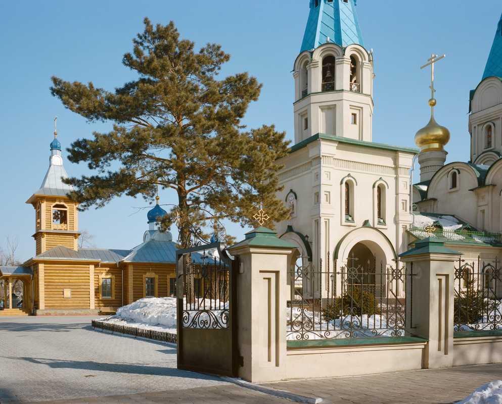Orthodox cathedral in Blagoveshchensk