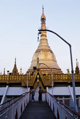 Sule Pagoda in downtown Rangoon