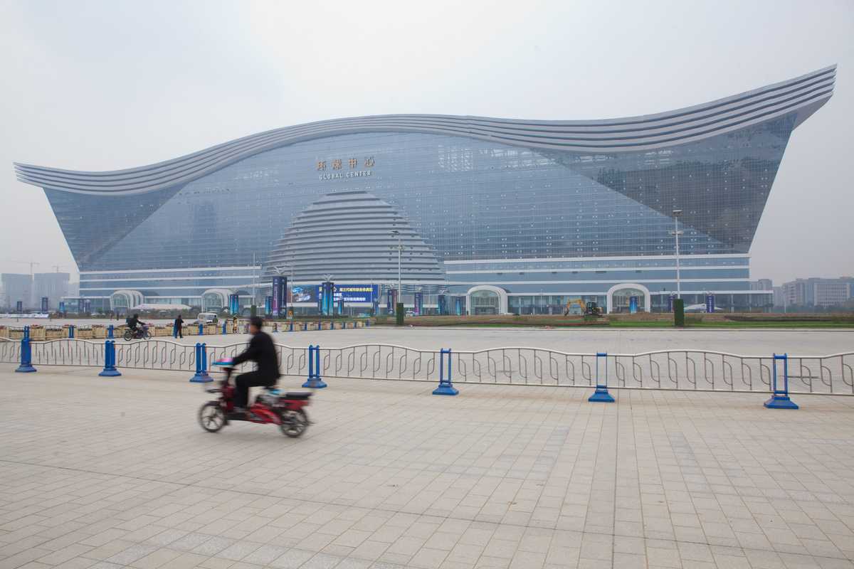 Global Centre close to Tianfu New Area, south of Chengdu