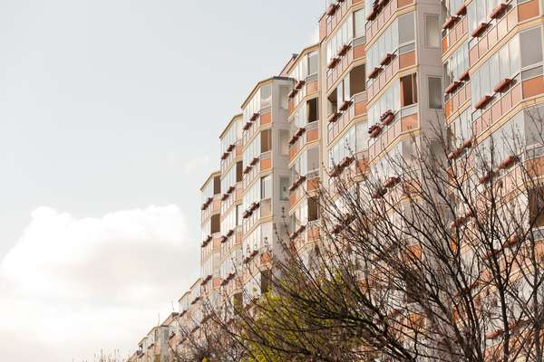 Prefabricated high rises in Berlin’s Marzahn district