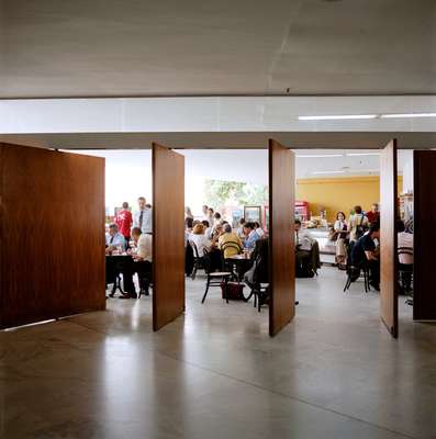 Canteen. Staff get a two-hour lunch break so many head to nearby malls for food