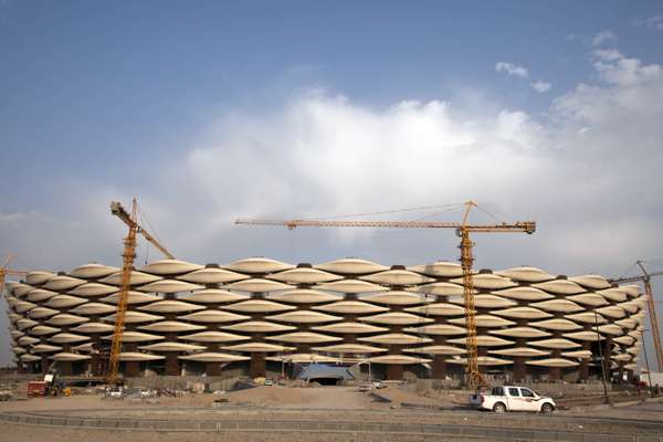 Basra’s 65,000-seat Sports City stadium