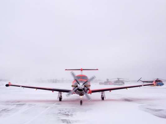 A Pilatus PC-12