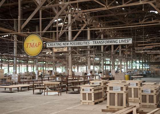 Factory area of Cebu Furniture Industries Foundation (CFIF)