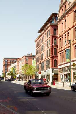 Congress Street, the main street in Portland