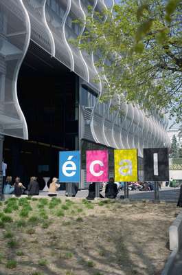 Main entrance to ECAL