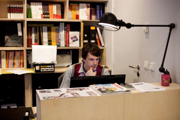 Front desk at the bookshop