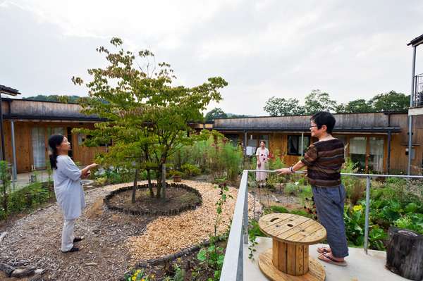 Residents at Yuimarl Nasu community in Japan