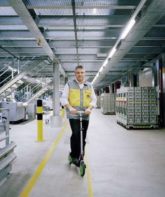 Guido Lötscher, shift supervisor, Härkingen sorting office