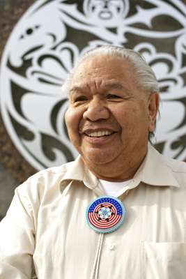 David Fryberg, a weaver of ceremonial hats