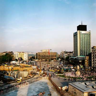 Redevelopment of Taksim Square, which will ultimately become traffic-free