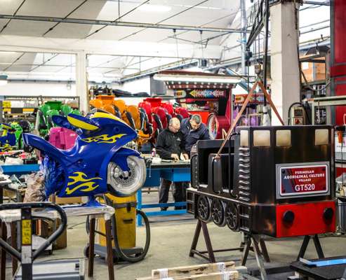 Inside the Zamperla factory