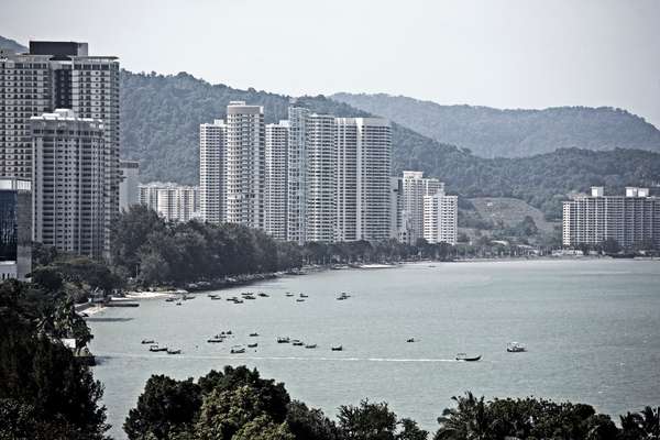 Condominiums west of George Town