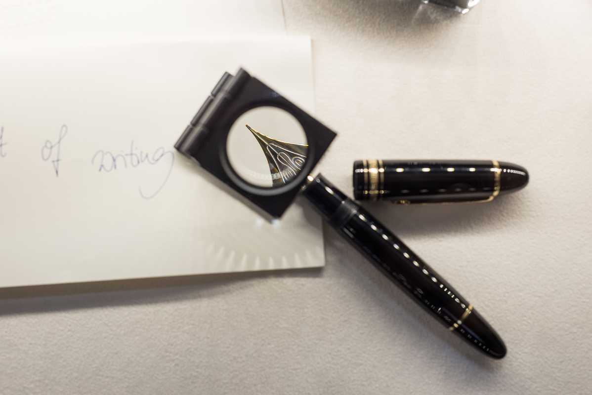 All of Montblanc’s nibs are made with 18-carat gold