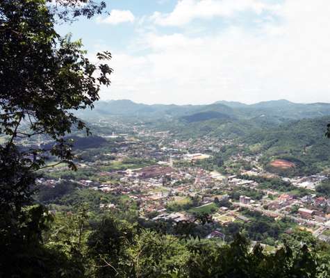 Bird’s eye view of Pomerode, Santa Catarina