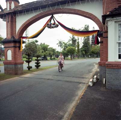 The entrance to Pomerode