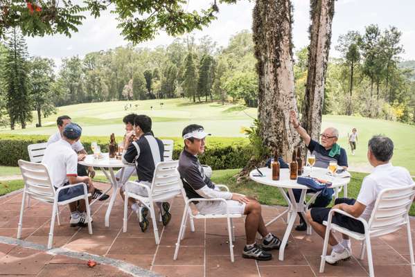 Drinks at the PL Golf Clube, Arujá
