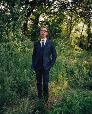 Thomas Woltz, CEO of Nelson Byrd Woltz, at Brooklyn Naval Cemetery Park