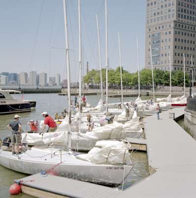 Battery Park City jetties