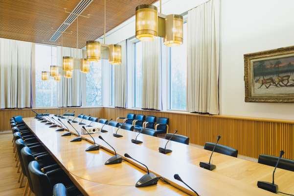 Conference room at city hall