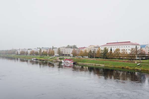 Rovaniemi from Jätkänkynttilä Bridge