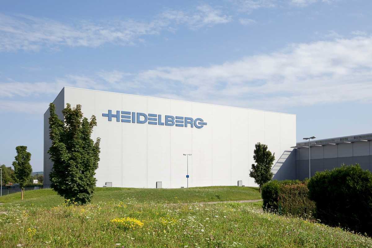 The exterior of the Heidelberg factory